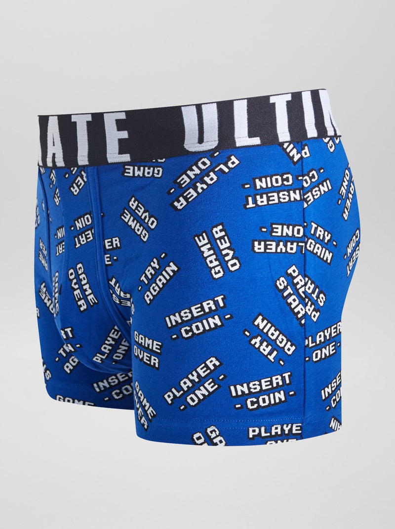 Set van 3 leuke boxers ZWART - Kiabi