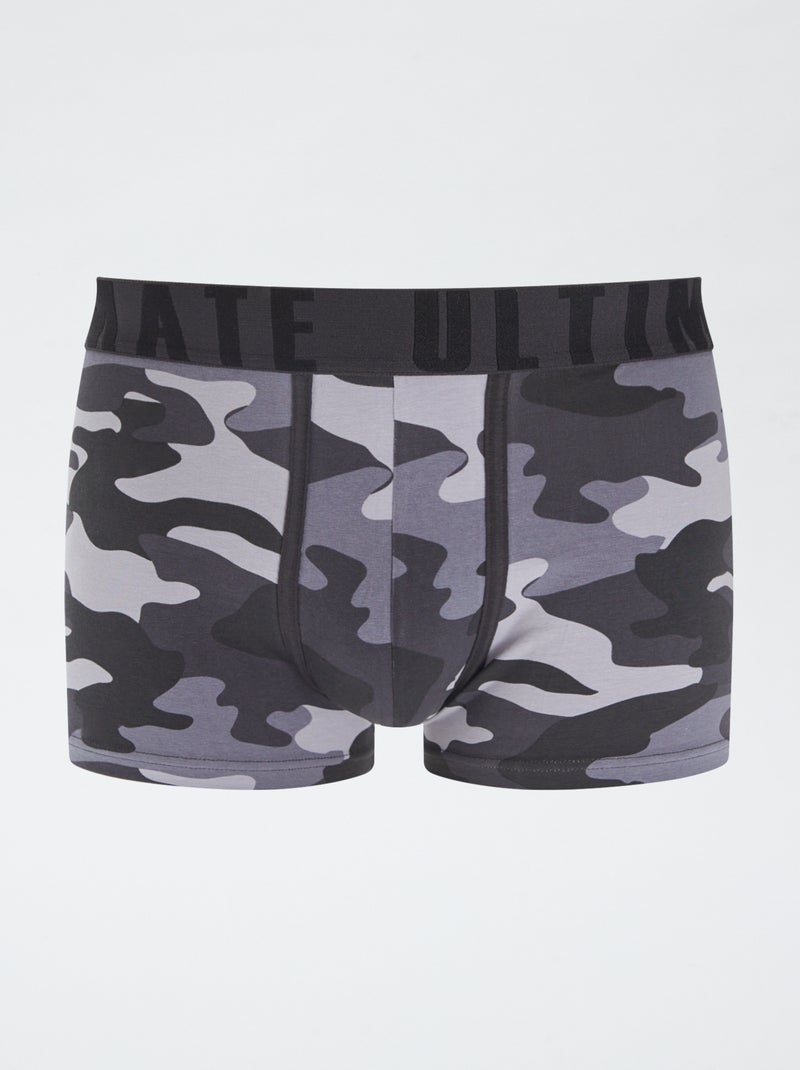 Set van 3 leuke boxers ZWART - Kiabi