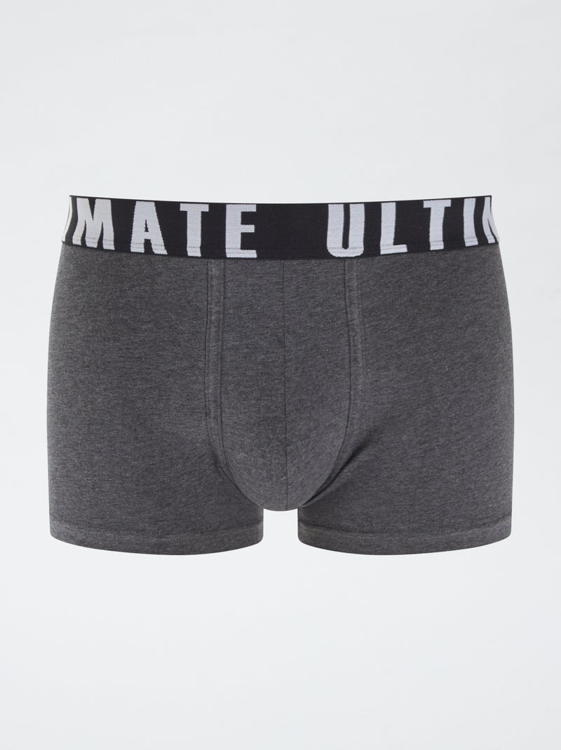 Set van 3 leuke boxers ZWART - Kiabi