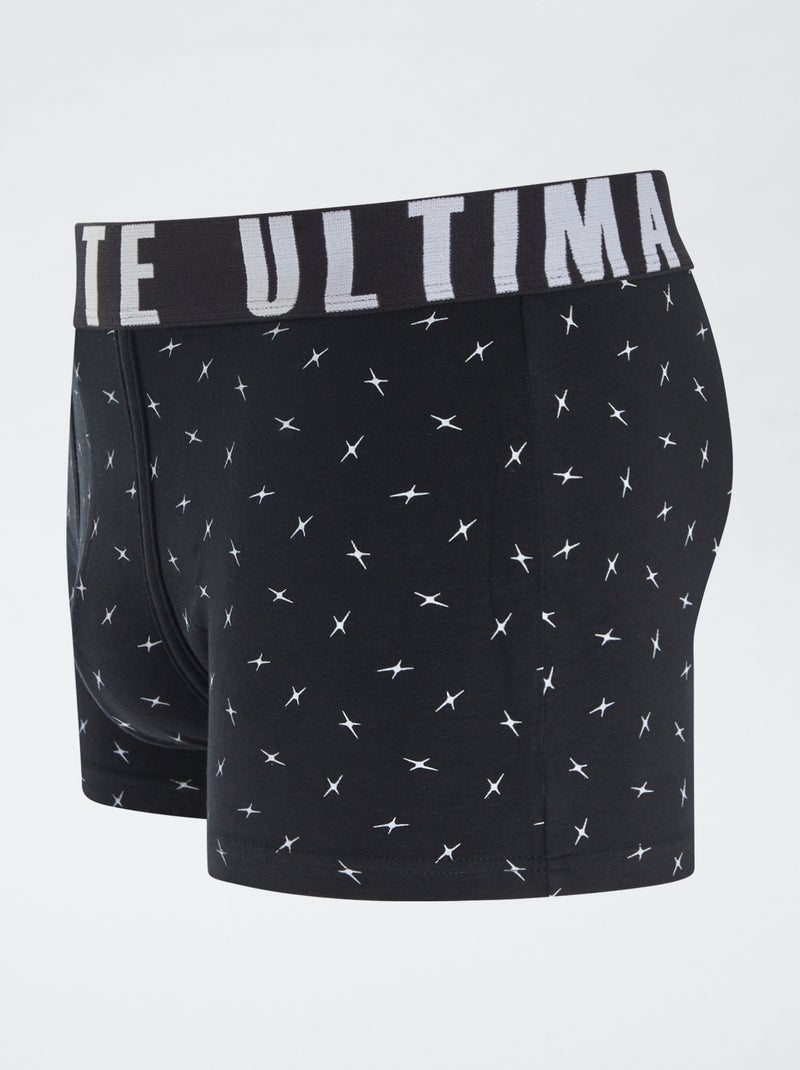 Set van 3 leuke boxers ZWART - Kiabi