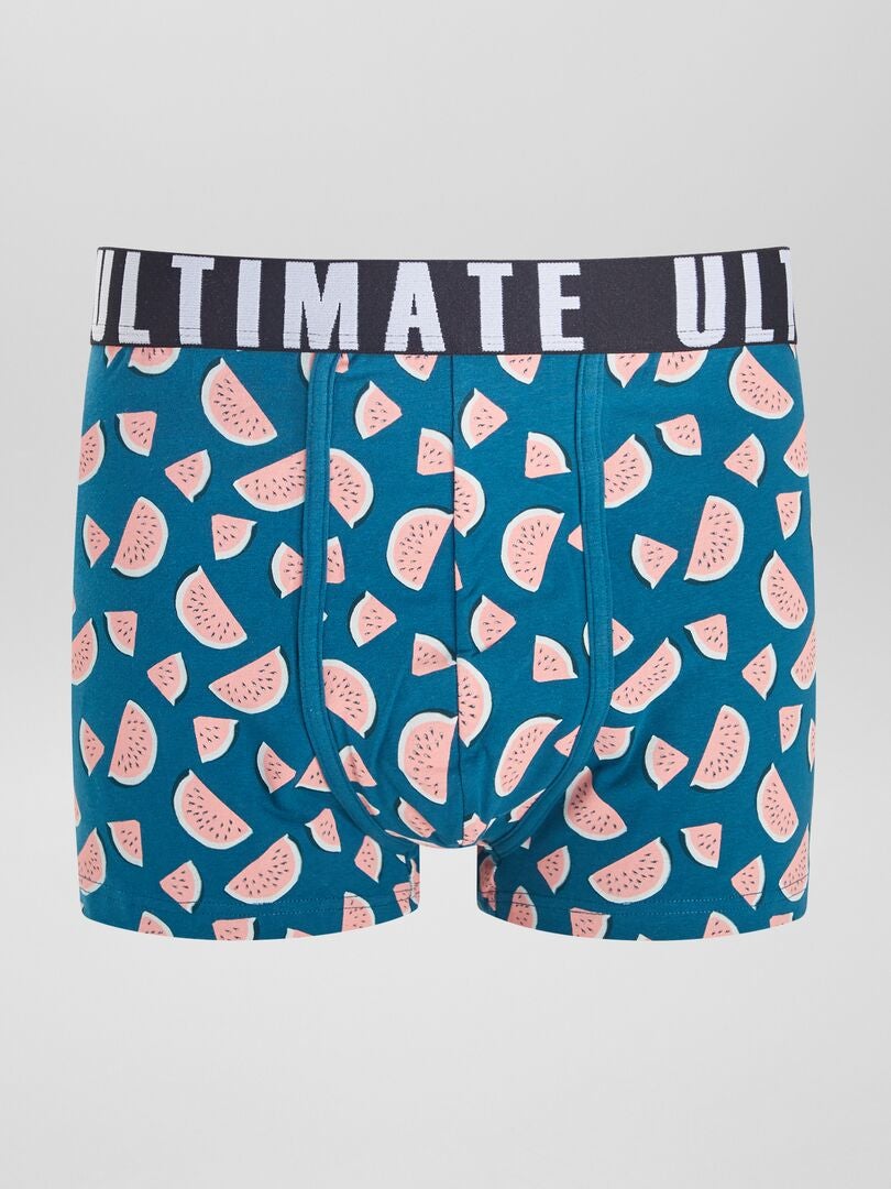 Set van 3 leuke boxershorts BLAUW - Kiabi
