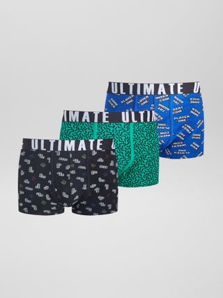 Set van 3 leuke boxershorts