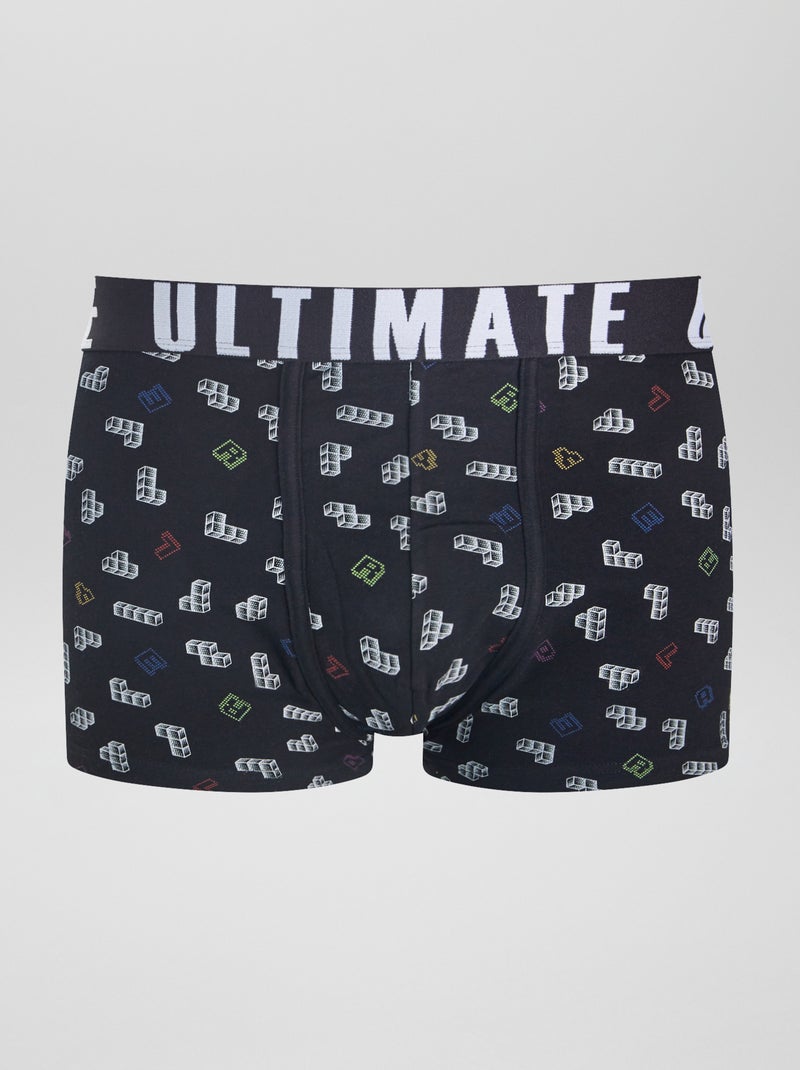 Set van 3 leuke boxershorts ZWART - Kiabi