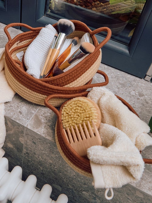 Set van 3 manden met koord - Kiabi