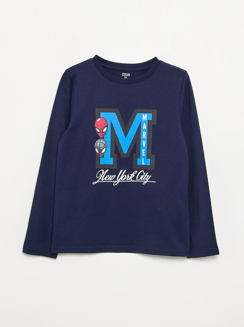 Set van 3 Marvel Spiderman T-shirts met lange mouwen Rood - Kiabi
