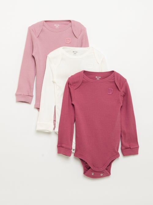 Set van 3 meegroei-bodies - Kiabi - Kiabi