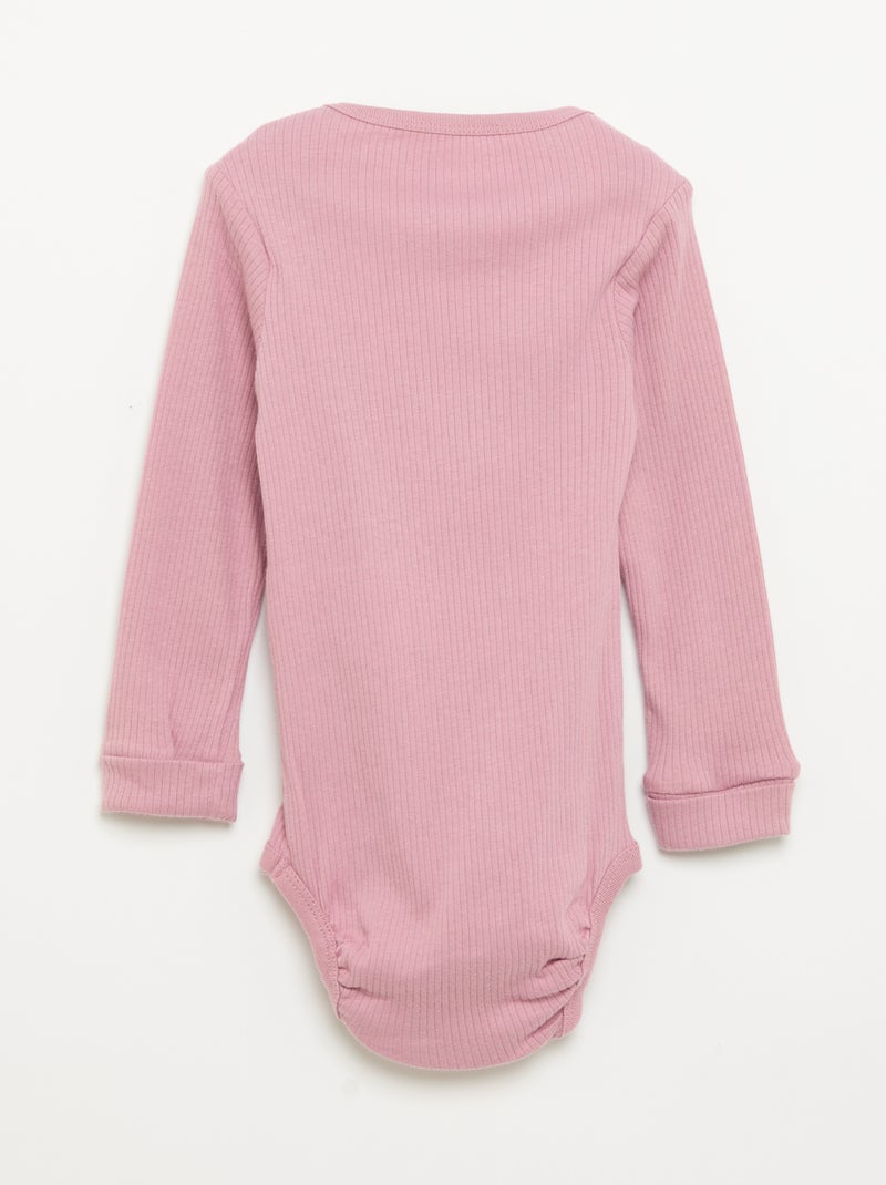 Set van 3 meegroei-bodies - Kiabi Rose - Kiabi
