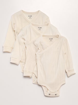 Set van 3 meegroei bodies