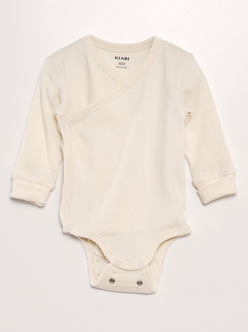 Set van 3 meegroei bodies BIEGE - Kiabi