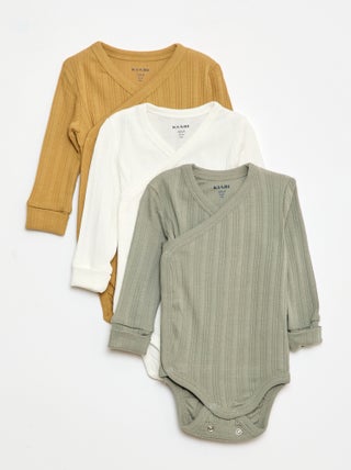 Set van 3 meegroei bodies