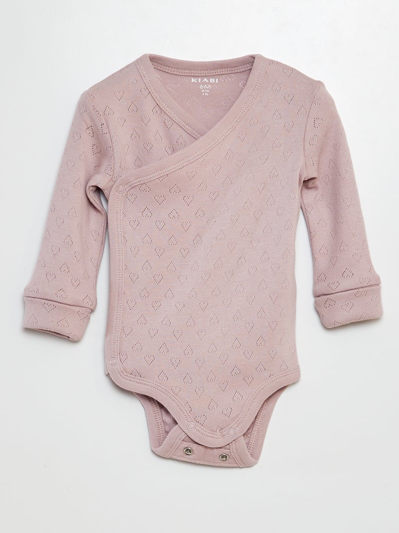 Set van 3 meegroei bodies ROSE - Kiabi