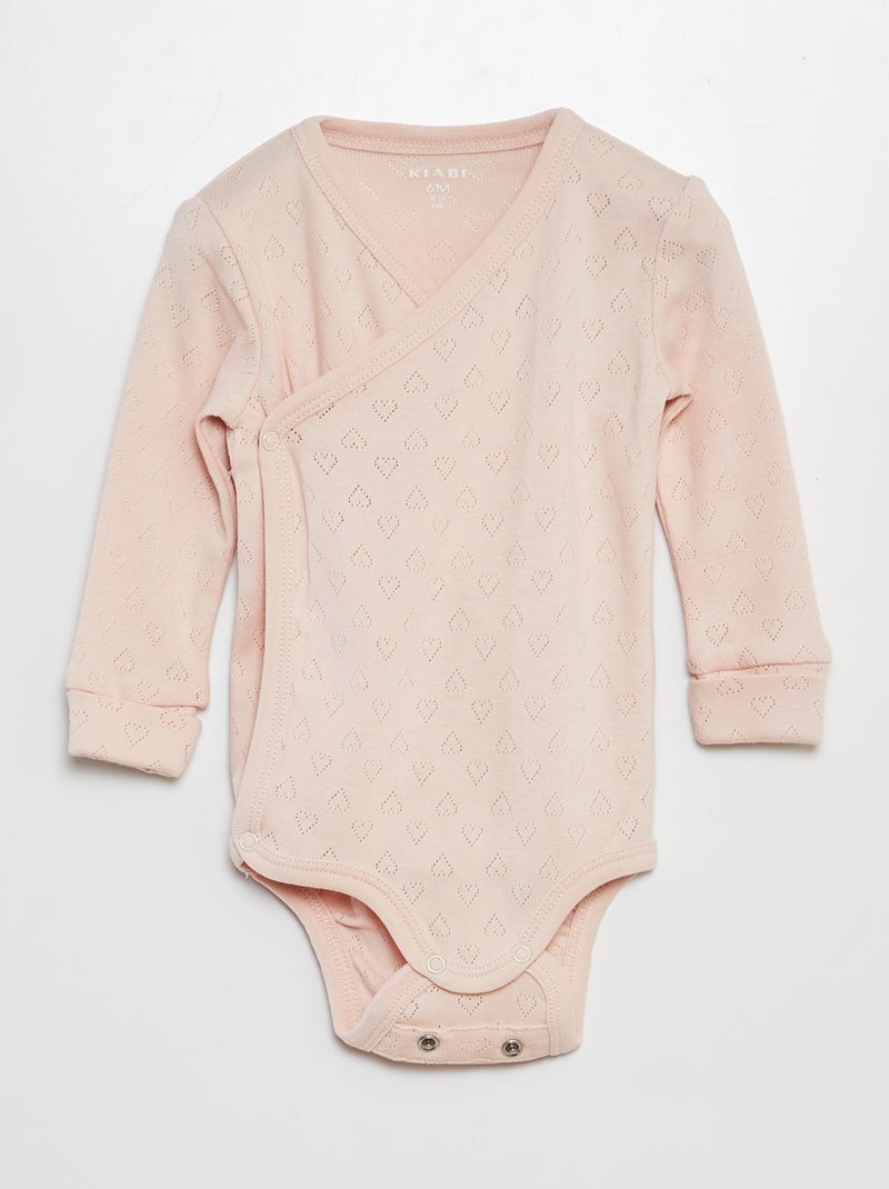 Set van 3 meegroei bodies ROSE - Kiabi