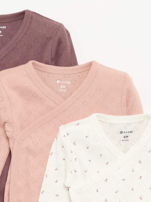 Set van 3 meegroei bodies - Kiabi