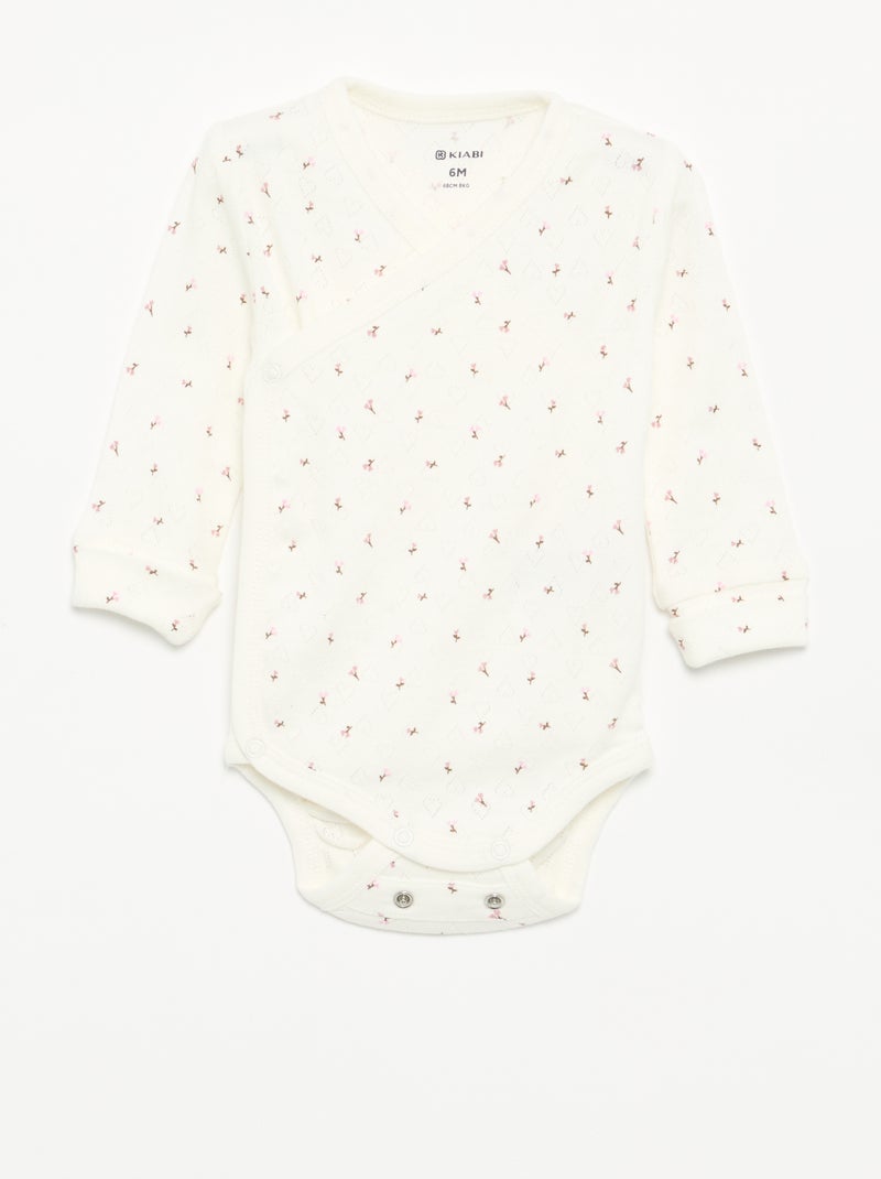 Set van 3 meegroei bodies Rose - Kiabi