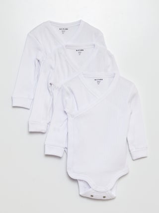 Set van 3 meegroei bodies