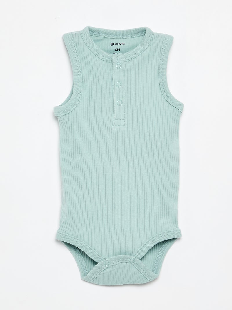 Set van 3 mouwloze bodies Biege - Kiabi