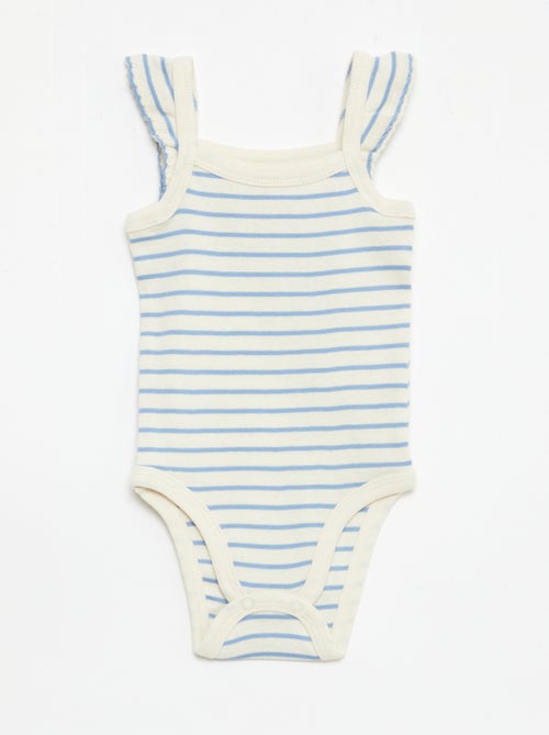 Set van 3 mouwloze rompers - Kiabi