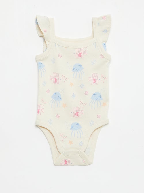 Set van 3 mouwloze rompers - Kiabi