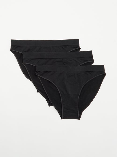 Set van 3 naadloze slips - Kiabi