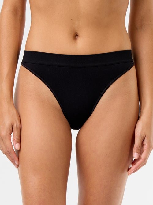 Set van 3 naadloze tanga's - Kiabi Set van 3 naadloze tanga's - Kiabi