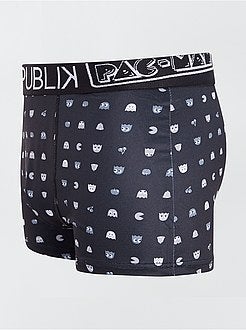 Set van 3 'No Publik'-boxers 'Pac-Man' - Kiabi
