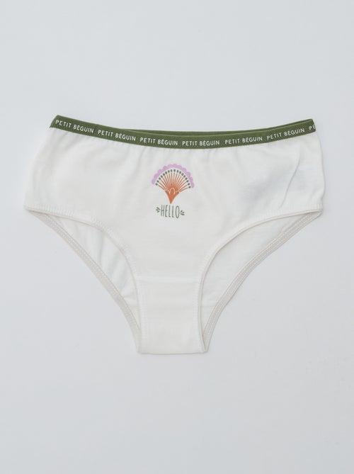 Set van 3 onderbroekjes met print 'Petit Béguin' - Kiabi