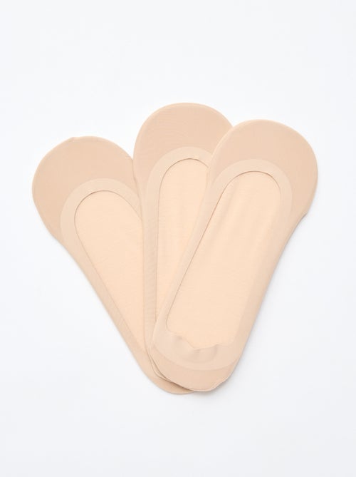 Set van 3 onzichtbare voetbeschermers - Kiabi