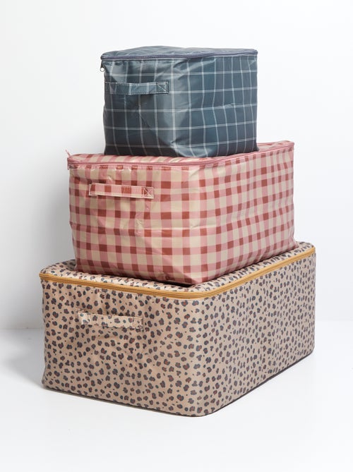 Set van 3 opbergzakken - Kiabi Home - Kiabi