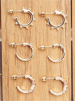 Set van 3 paar creooltjes - Kiabi