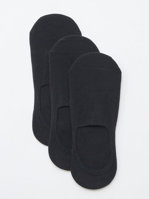 Set van 3 paar effen katoenen sokken - Kiabi