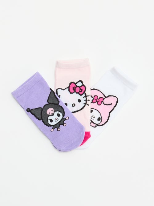 Set van 3 paar 'Hello Kitty' sokken - Kiabi