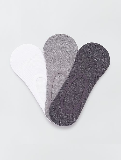 Set van 3 paar onzichtbare sokken - Kiabi