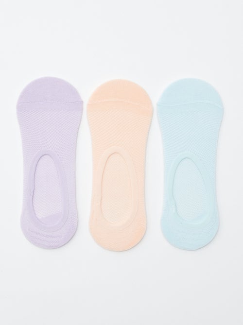 Set van 3 paar onzichtbare sokken - Kiabi