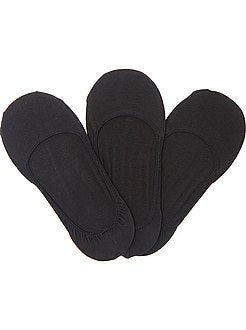 Lingerie maat S-XXL - Set van 3 paar onzichtbare sokken - Kiabi
