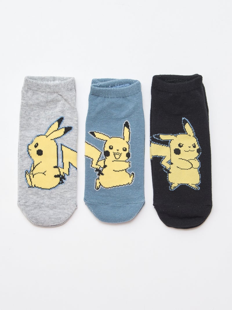 Set van 3 paar 'Pokémon' sokken Blauw - Kiabi