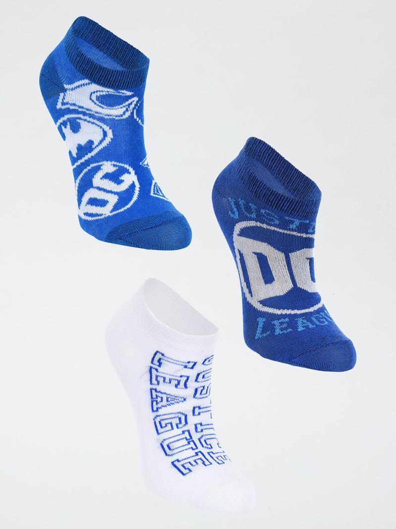 Set van 3 paar sokken 'DC Comics' Blauw - Kiabi