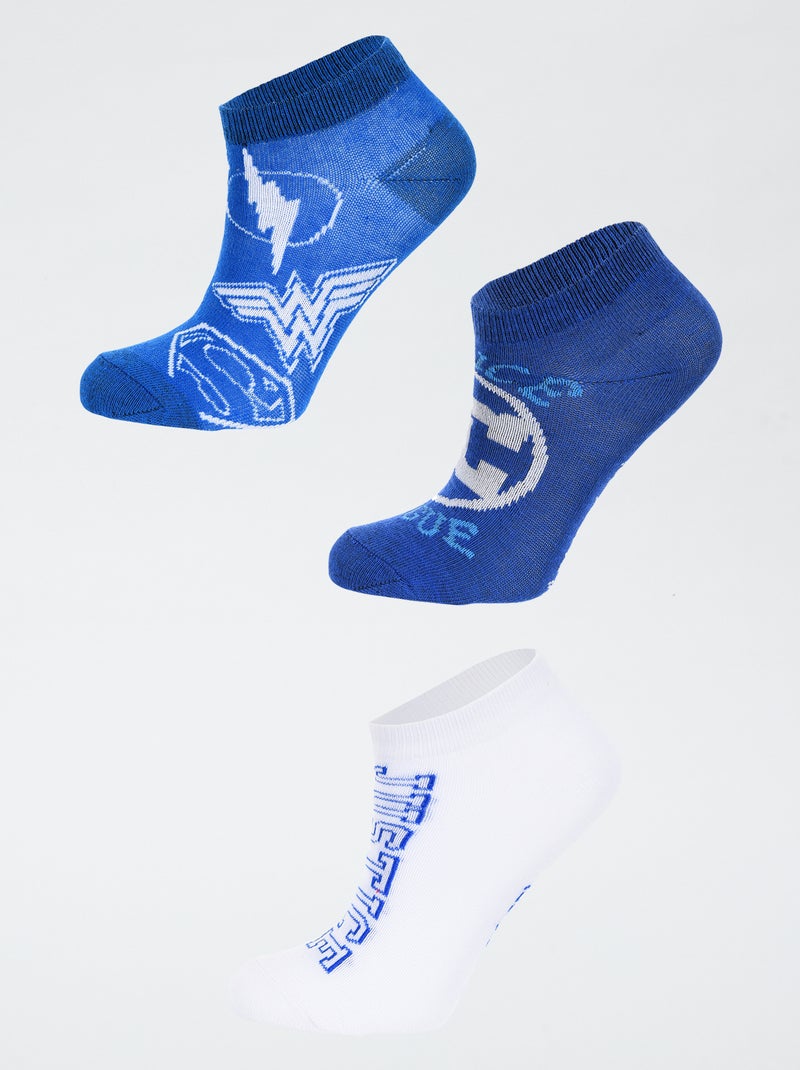 Set van 3 paar sokken 'DC Comics' Blauw - Kiabi