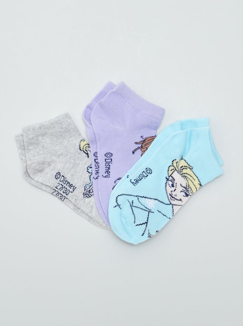 Set van 3 paar sokken 'Frozen' GRIJS - Kiabi