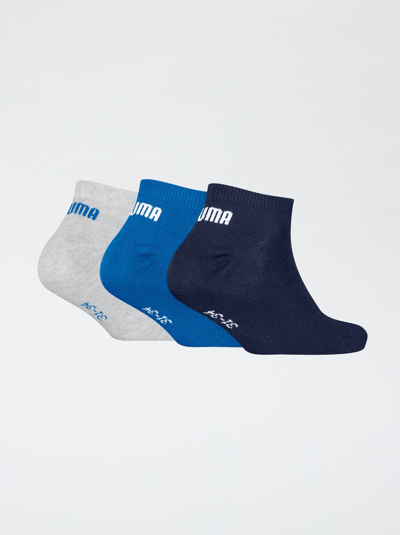 Set van 3 paar sokken 'Puma' BLAUW - Kiabi