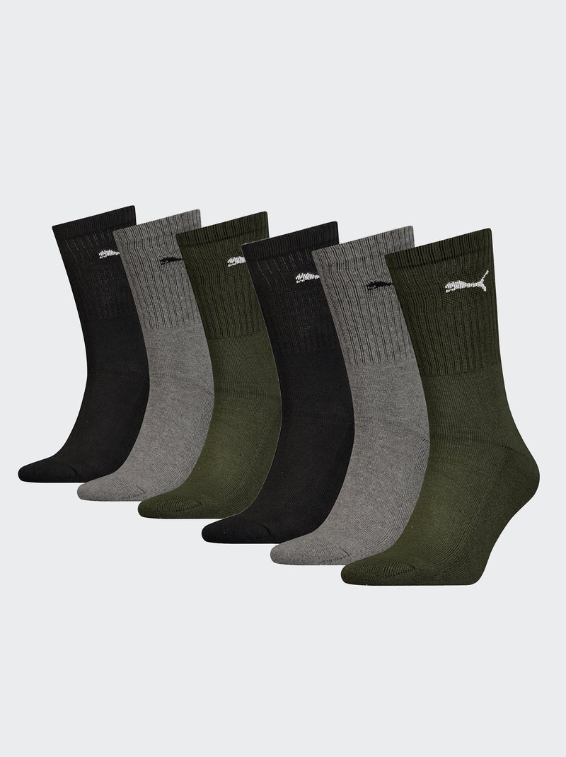 Set van 3 paar sokken 'Puma' GROEN - Kiabi