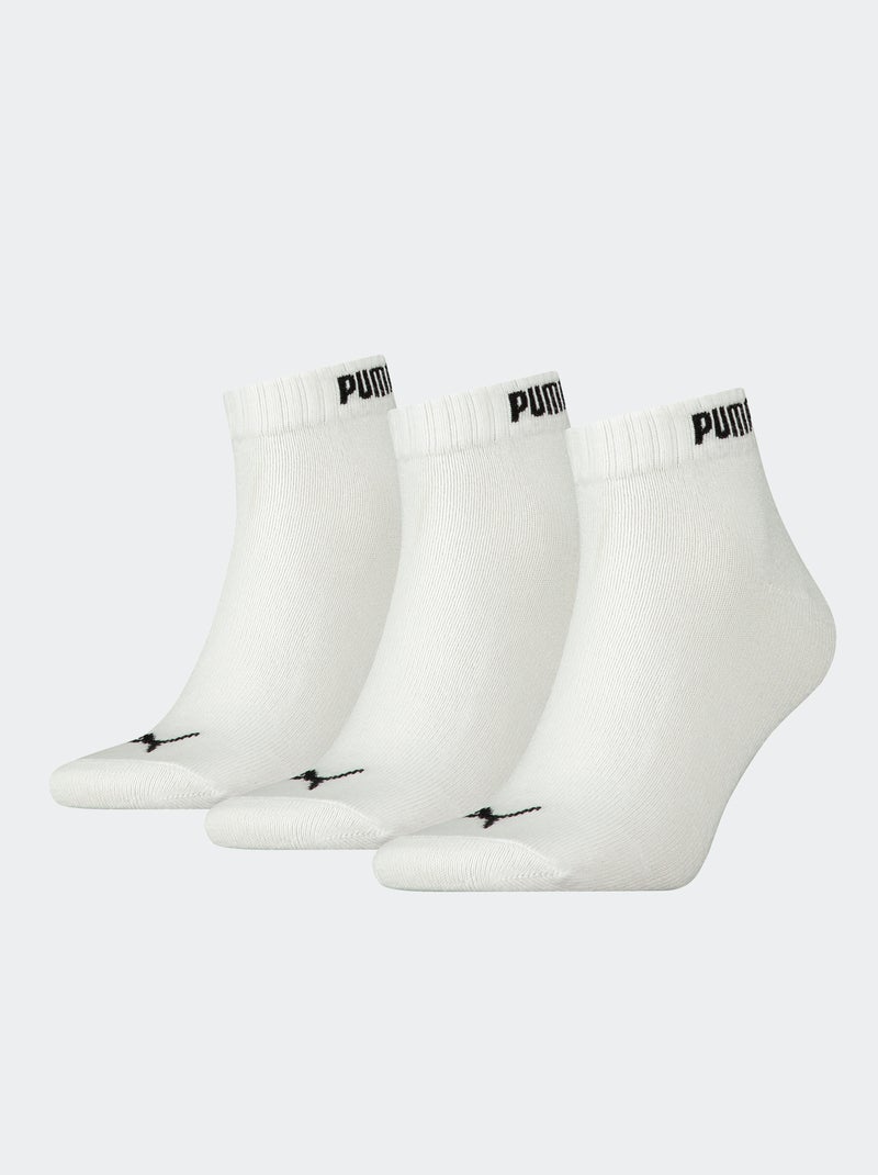 Set van 3 paar sokken 'Puma' WIT - Kiabi