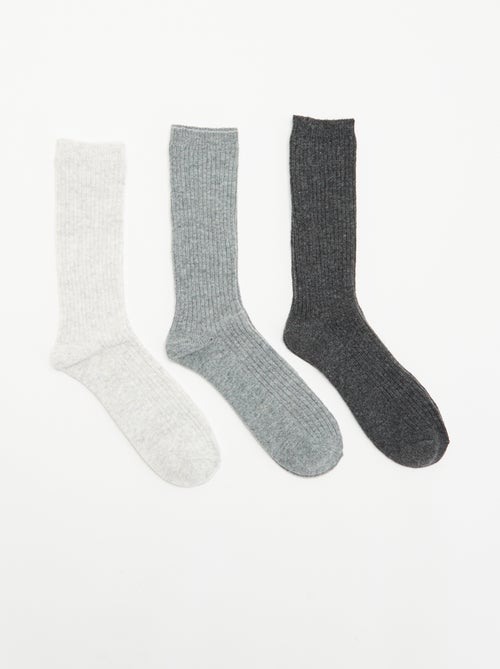 Set van 3 paar warme sokken - Kiabi