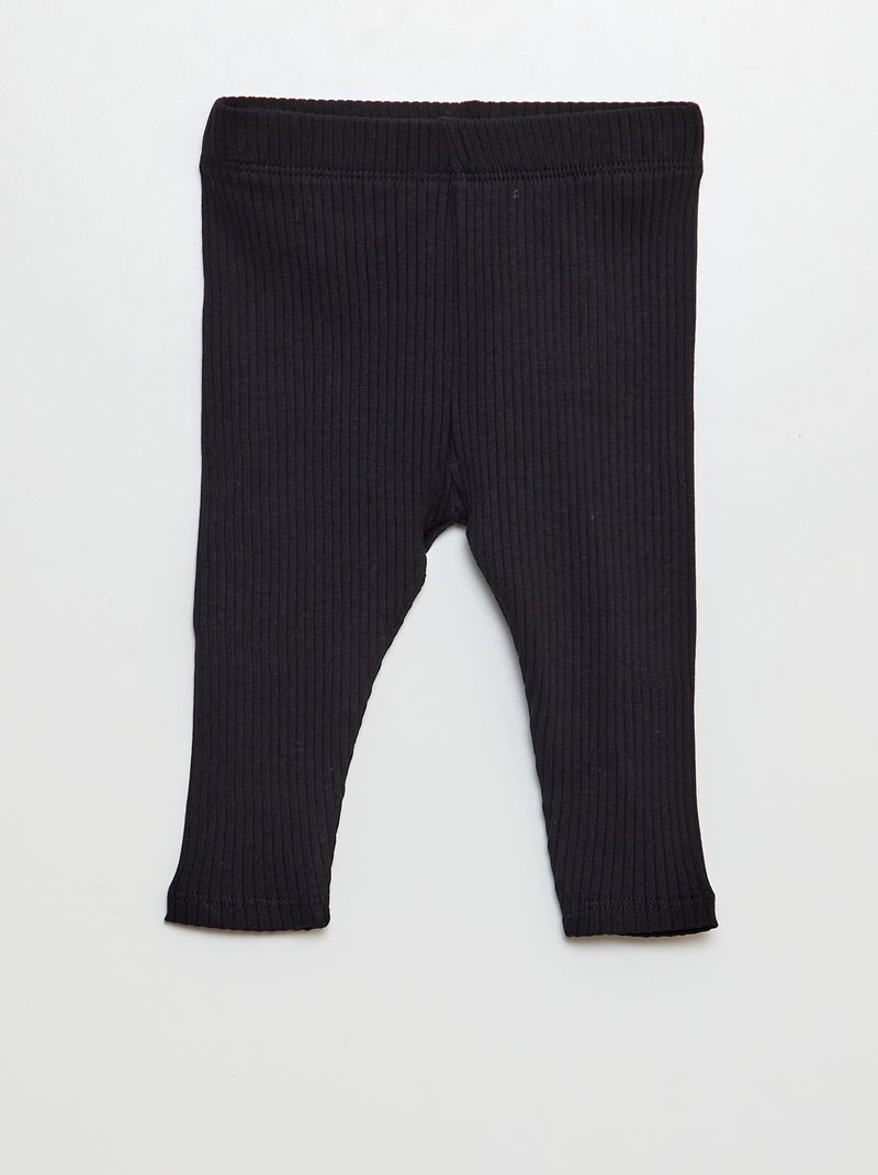 Set van 3 rib leggings BRUIN - Kiabi