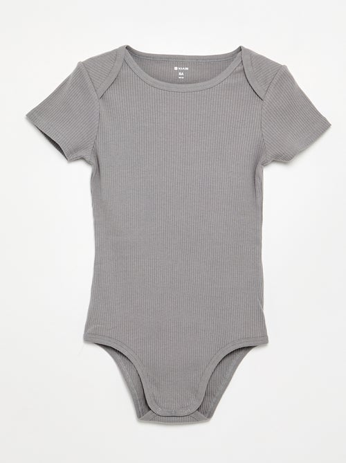 Set van 3 ribstoffen bodies - gemakkelijk aan te trekken collectie - Kiabi Set van 3 ribstoffen bodies - gemakkelijk aan te trekken collectie - Kiabi