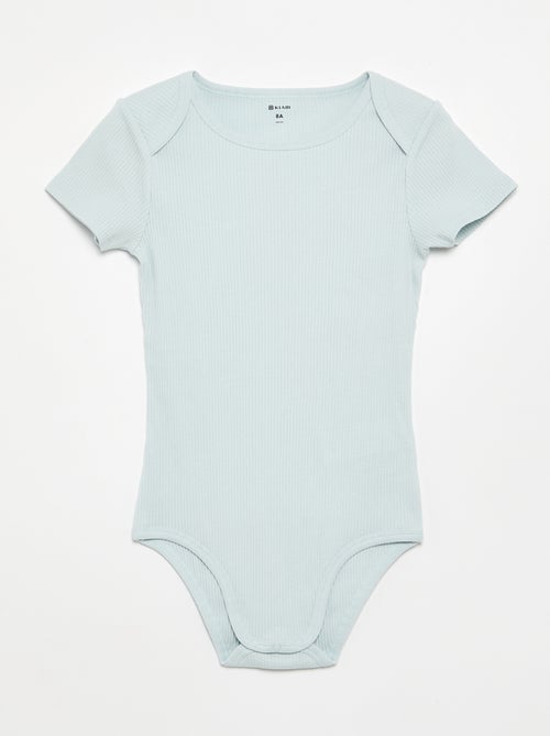 Set van 3 ribstoffen bodies - gemakkelijk aan te trekken collectie - Kiabi Set van 3 ribstoffen bodies - gemakkelijk aan te trekken collectie - Kiabi
