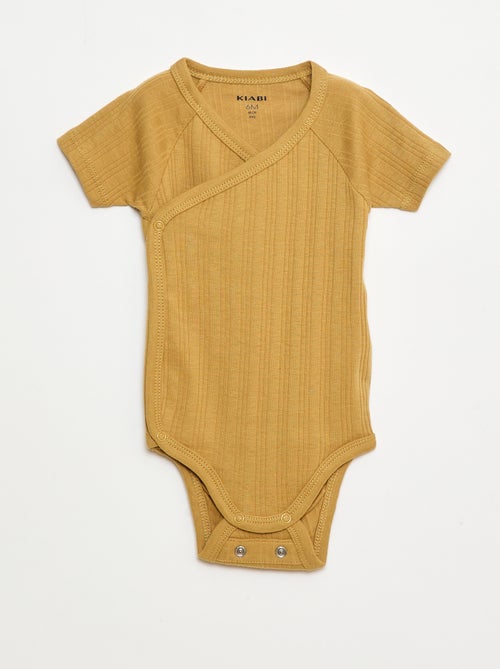Set van 3 rompertjes met ribbeltextuur - Kiabi