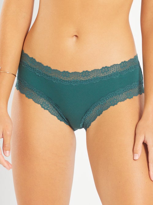 Set van 3 shortjes ribtricot - Kiabi