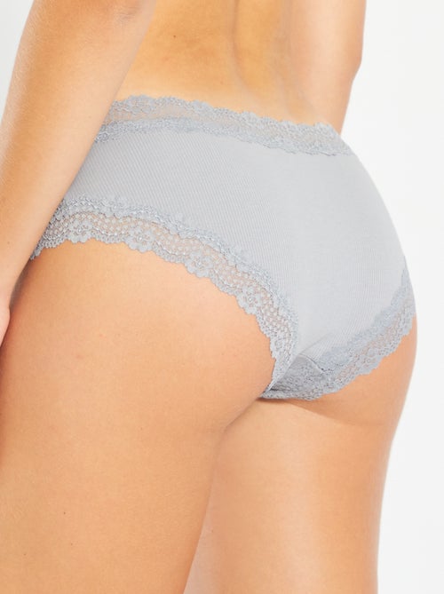 Set van 3 shortjes ribtricot - Kiabi