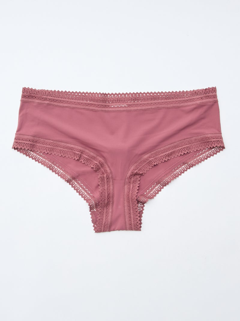Set van 3 shorty's van microvezel met print Groen - Kiabi