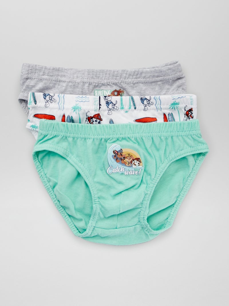 Set van 3 slips 'PAW Patrol' GRIJS - Kiabi